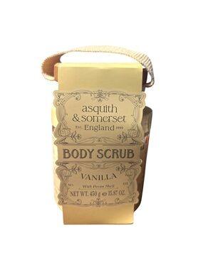 Asquith & Somerset Vanilla Body Scrub 450g w/ Brush Gift Set New Sealed